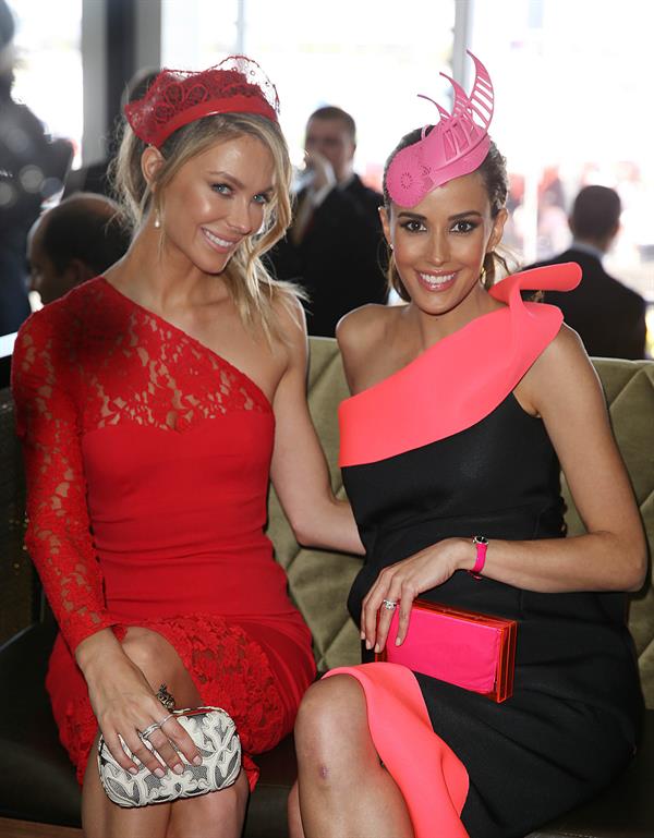 Jennifer Hawkins Myer Marquee at the Melbourne Cup, November 5, 2013 