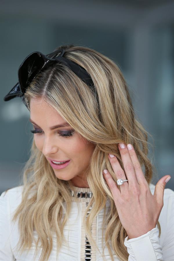 Jennifer Hawkins Myer A/W Racing Collection preview in Sydney 3/12/13 