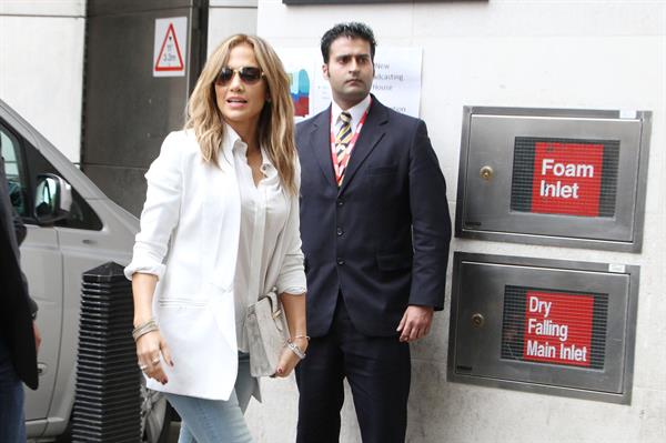 Jennifer Lopez - Pictured at Radio 1 in London on May 30, 2013