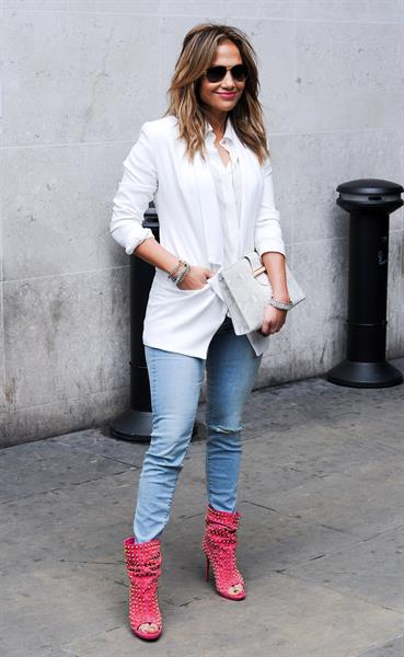 Jennifer Lopez - Pictured at Radio 1 in London on May 30, 2013