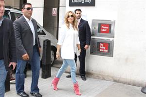 Jennifer Lopez - Pictured at Radio 1 in London on May 30, 2013