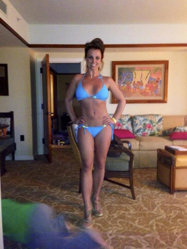 Britney Spears in a bikini