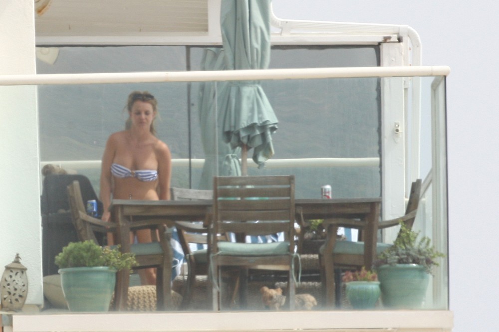 Britney Spears in a bikini