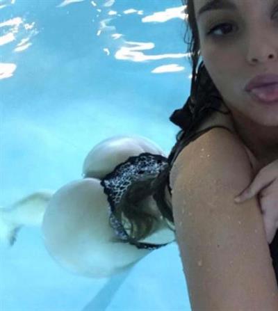 Ines Helene in a bikini