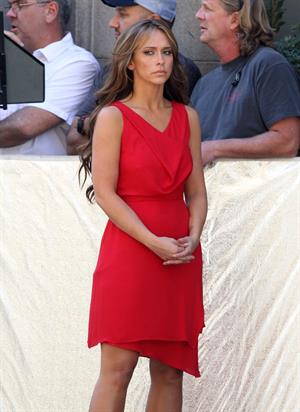 Jennifer Love Hewitt Set of ''The Client List'' in Downtown LA October 26, 2012