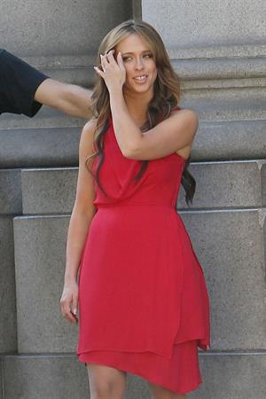 Jennifer Love Hewitt Set of ''The Client List'' in Downtown LA October 26, 2012