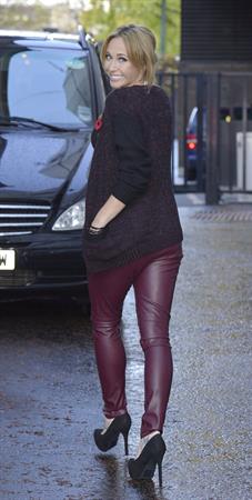 Jenny Frost ITV studios in London - November 1, 2012 