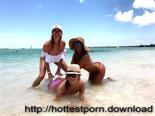 Anonymous in a bikini