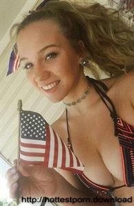Anonymous in a bikini taking a selfie