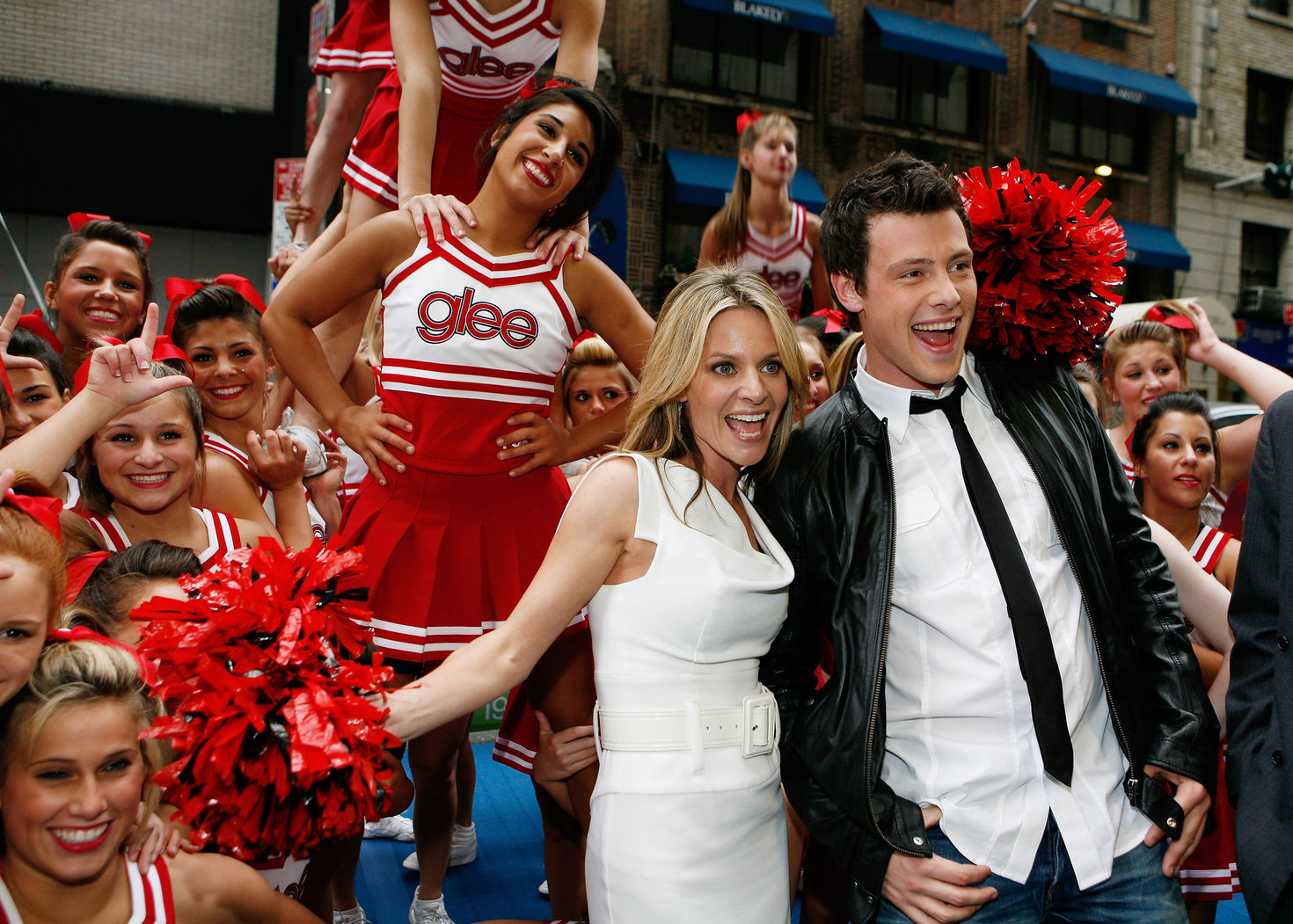 Jessalyn Gilsig Glee Cheerleaders Eclusive Performance at Fox's Upfront Presentation May 18th 2009  