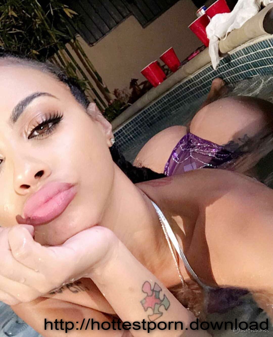 Anonymous in a bikini