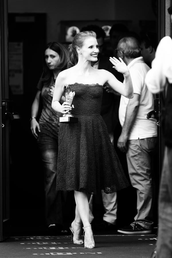 Jessica Chastain - Giffon Film Festival, Italy 7/21/13  