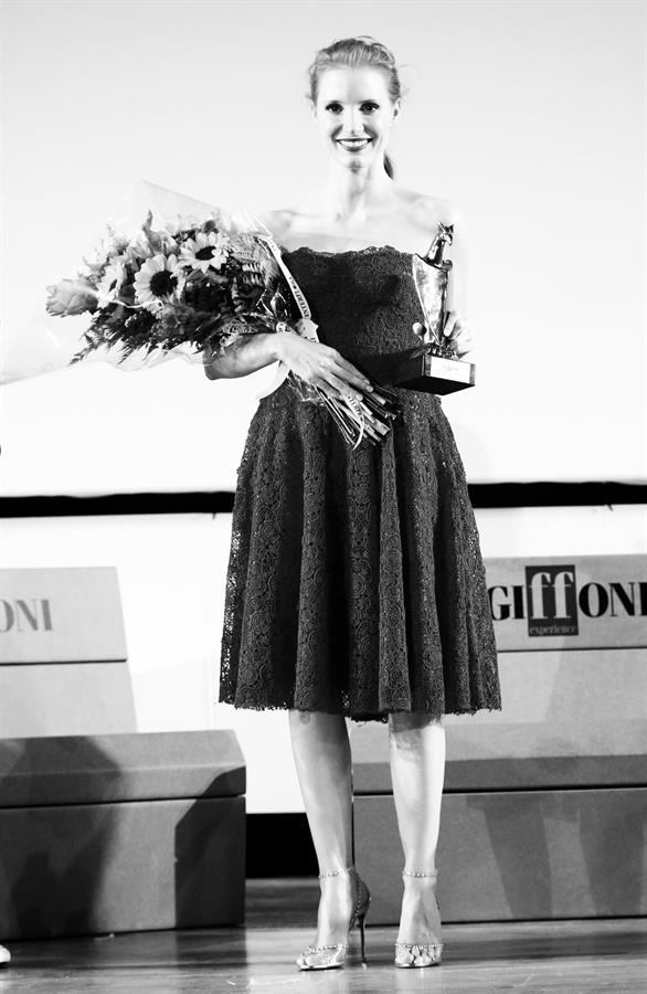 Jessica Chastain - Giffon Film Festival, Italy 7/21/13  