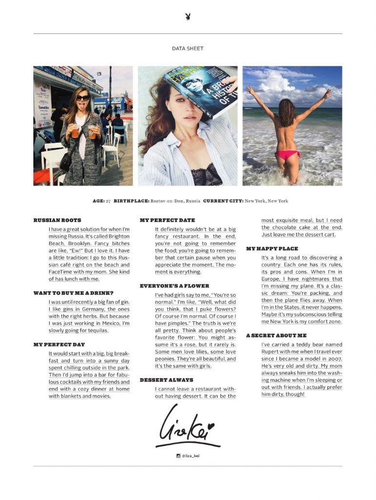 Playboy Playmate of the month August 2017

Liza Kei by Christopher von Steinbach for Playboy US