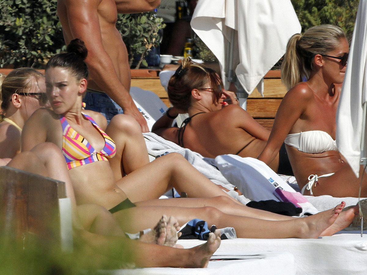Jessica Lowndes wearing a bikini in Spain June 26, 2012
