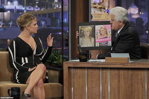 Jessica Simpson on The Tonight Show with Jay Leno on April 27, 2010 