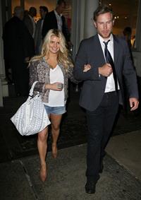 Jessica Simpson out with boyfriend in New York on May 21, 2011 