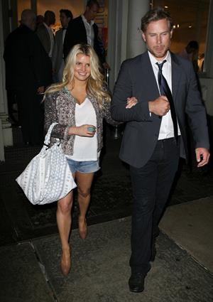 Jessica Simpson out with boyfriend in New York on May 21, 2011 