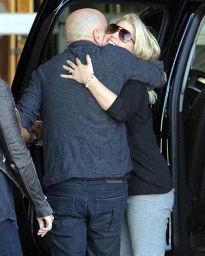 Jessica Simpson leaving photo shoot in Hollywood on January 24, 2011