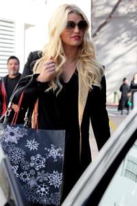 Jessica Simpson shopping at Saks Fifth Avenue in Beverly Hills, California - December 10, 2012 