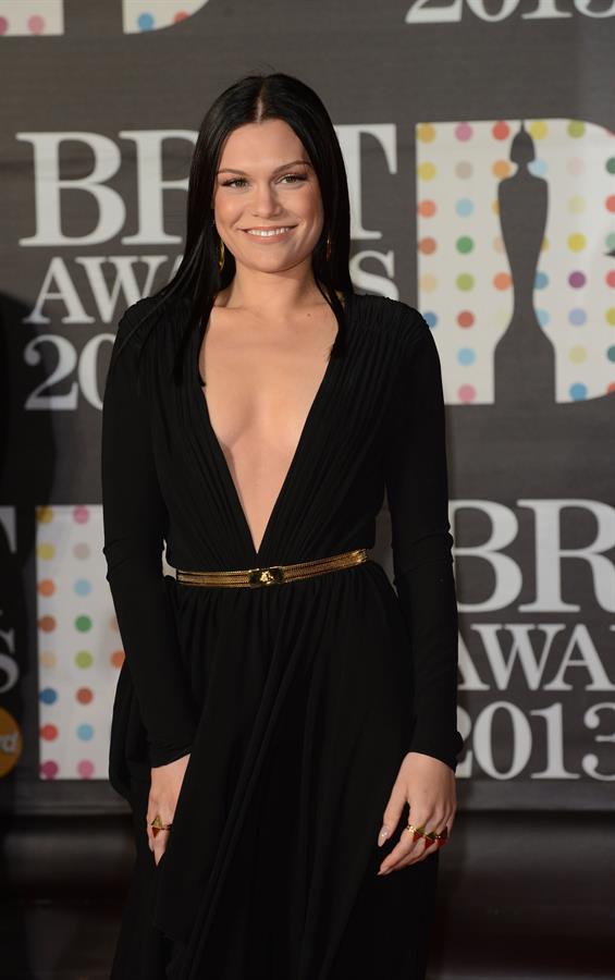 Jessie J at the 2013 BRIT Awards at the O2 Arena in London on February 20, 2013