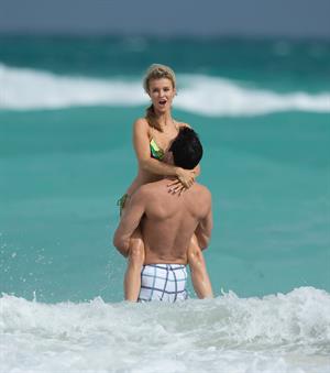 Joanna Krupa / bikini candids in Miami Beach 12/17/12 