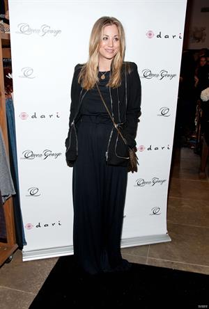 Kaley Cuoco Jodi Lyn Okeefes jewelry collection show studio city on January 23, 2012