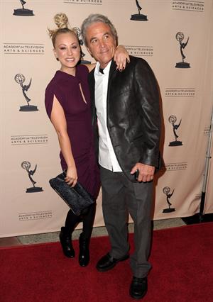 Kaley Cuoco attending the Academy of Television Arts Sciences at Leonard H Goldenson Theatre on February 18, 2010 