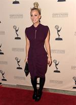 Kaley Cuoco attending the Academy of Television Arts Sciences at Leonard H Goldenson Theatre on February 18, 2010 