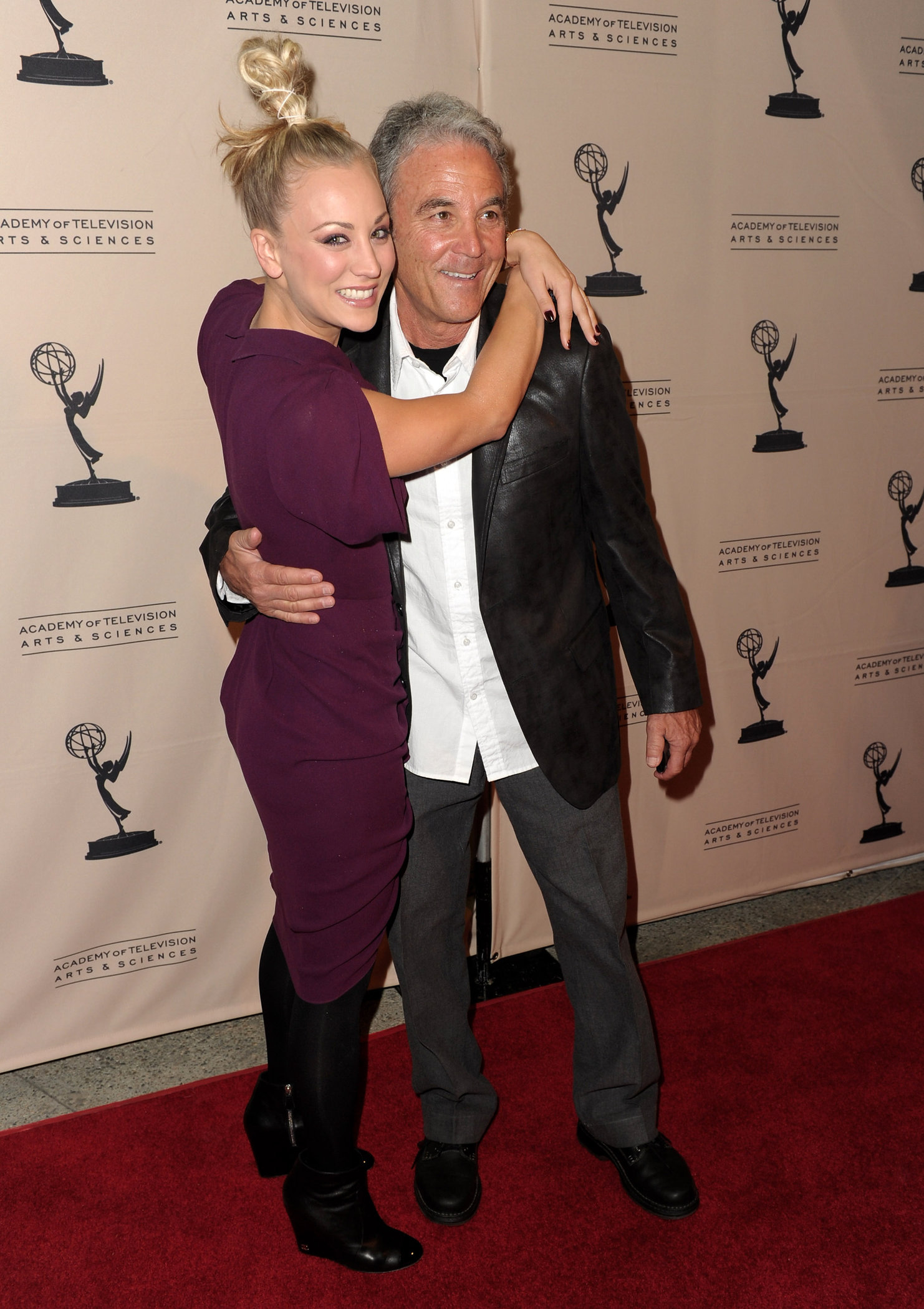 Kaley Cuoco attending the Academy of Television Arts Sciences at Leonard H Goldenson Theatre on February 18, 2010 