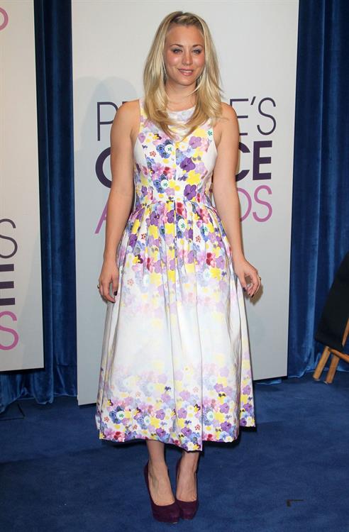 Kaley Cuoco People's Choice Awards 2013 Nomination Announcements (November 15, 2012) 