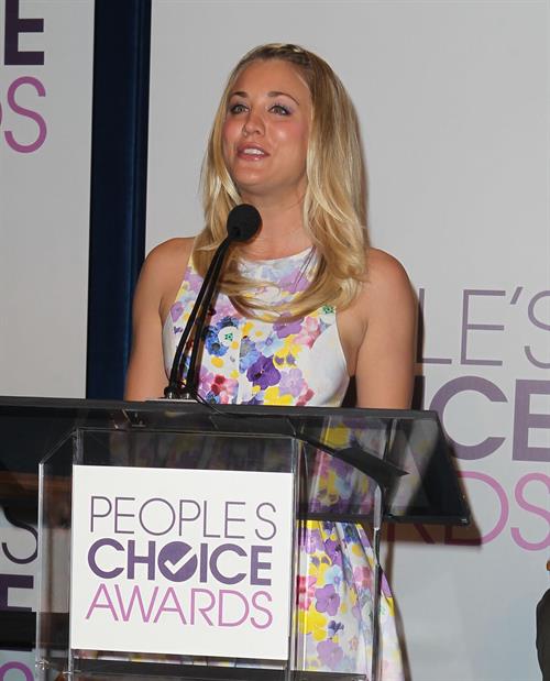 Kaley Cuoco People's Choice Awards 2013 Nomination Announcements (November 15, 2012) 