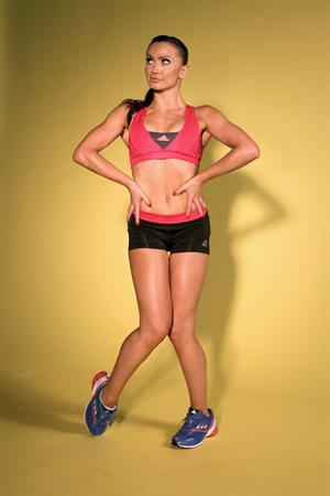Karina Smirnoff Women's Running Magazine's Cover shoot in L.A. - Jan 8, 2013 