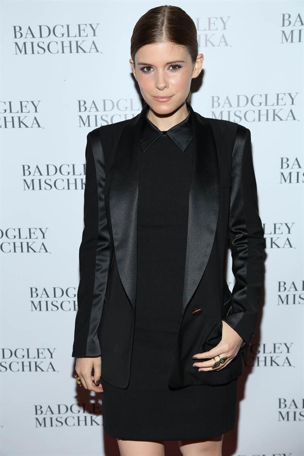 Kate Mara attends Badgley Mischka NYC Store Opening, September 10, 2013 