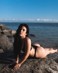 Anonymous in a bikini