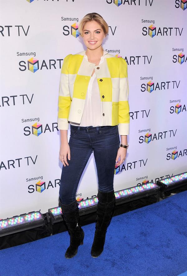 Kate Upton Samsung's Television Line Launch Event in New York City on March 20, 2013