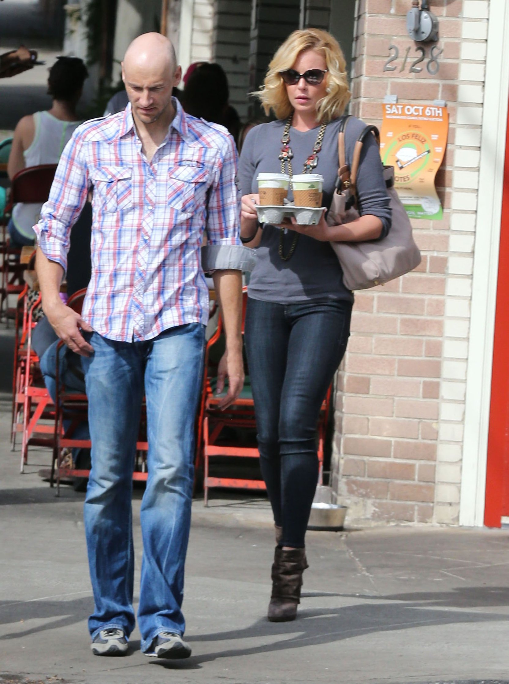 Katherine Heigl leaving Little Dom's restaurant Los Feliz October 6, 2012 