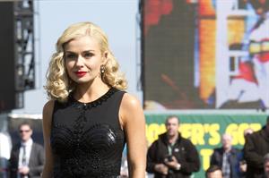 Katherine Jenkins Sings National Anthem during Grand National Day at Aintree Racecourse - Liverpool, Apr. 6, 2013 