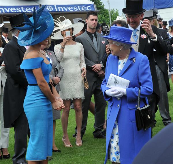 Katherine Jenkins - Investec Derby Festival in Epsom England (June 2, 2012)