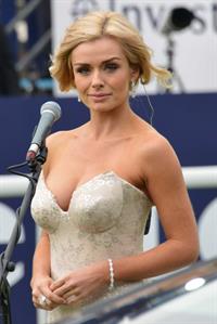 Katherine Jenkins - Investec Derby Festival in Epsom England (June 2, 2012)