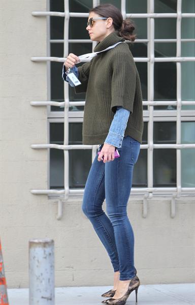 Katie Holmes in New York 10/11/13  