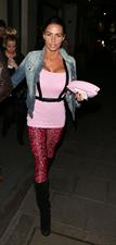 Katie Price Leaving dinner with friends at the Mayfair Restaurant in Los Angeles (November 14, 2012) 
