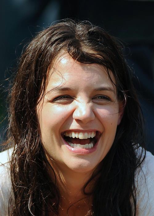 Katie Holmes Films  Mania Days  in Washington Square Park (May 21, 2013) 