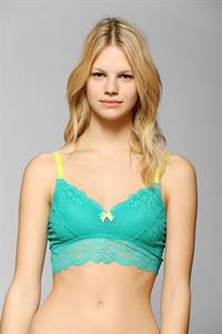 Nadine Leopold in lingerie