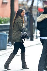Katie Holmes out and about in New York City on January 26, 2013
