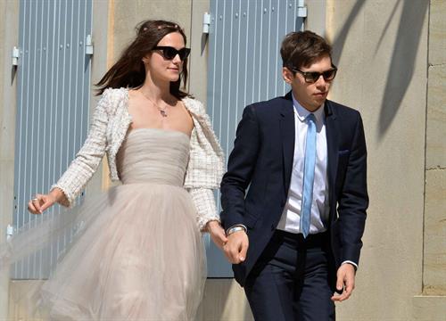 Keira Knightley Pictures Keira Knightley Wedding ceremony in France - May 4, 2013