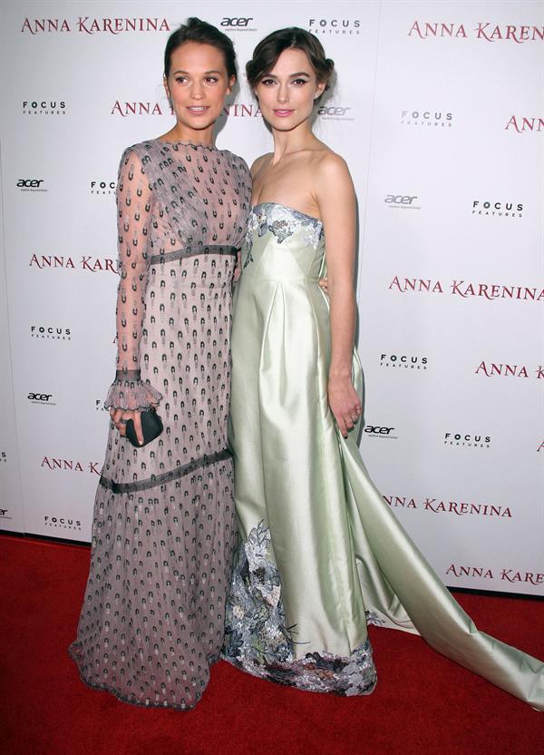 Keira Knightley 'Anna Karenina' premiere in Los Angeles 11/14/12 