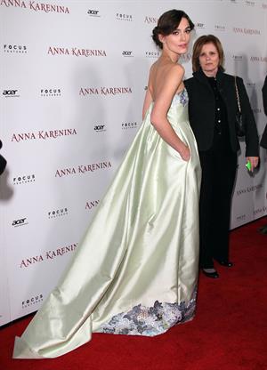 Keira Knightley 'Anna Karenina' premiere in Los Angeles 11/14/12 