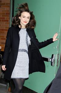 Keira Knightley at Good Morning America in New York City 11/8/12