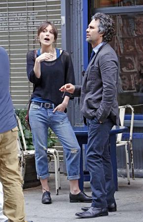 Keira Knightley -  Can A Song Save Your Life  set candids in New York City, July 9, 2012